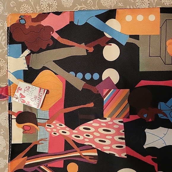 NEW Fancy Stylish Ladies on a Colorful Tote Bag, Beach or Travel! - Picture 10 of 13